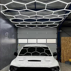Lámpara LED Hexagonal Ecológica e Impermeable para Interiores, Garaje y Techo, 6500K, para Gimnasio, Almacén, Detallado de Autos, Salón de Belleza, Taller - Product Image 3