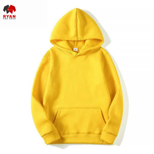 เสื้อฮู้ดดี้ผู้ชายแบบสวมหัว ปักโลโก้ได้ตามต้องการ ผ้าฝ้ายฟลีซ 100% ระบายอากาศได้ดี เหมาะสำหรับฤดูหนาว ดีไซน์ ODM ลายเรียบ - Product Image 1
