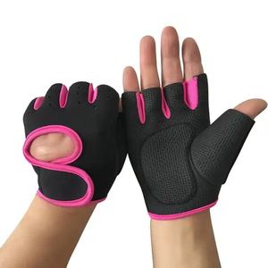 Guantes de Gimnasio de Cuero para Entrenamiento, Guantes de Levantamiento de Pesas con Logotipo Personalizado, Unisex, Sin Dedos, Agarre Fuerte, Transpirables - Product Image 4