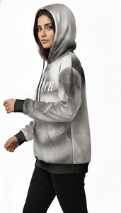 Sweat-shirt unisexe surdimensionné tendance et urbain avec impression par sublimation lisse pour les marques de vêtements lifestyle - Product Image 5