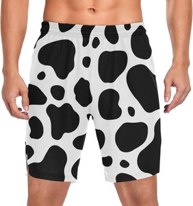 High Quality Custom 4 Way Stretch Sublimation Printed Beach Shorts With Zipper Pockets <b>Men</b> Swim <b>Trunks</b> - Product Image 4
