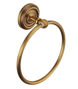 Anillo de Metal para Toallas de Pared, Diseño Vintage de Lujo, Soporte para Toallas de Mano, Ahorro de Espacio para Baño y Decoración del Hogar - Product Image 4