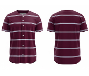 Athletic Sublimated Baseball Shirt – OEM Sportswear Manufacturer with Custom Logo & Numbers | Breathable Polyester Base - Product Image 4