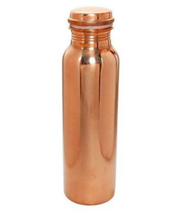 <b>Copper</b> Water Bottle | 100% <b>Copper</b> | Leak Proof | Metal Round Antique - Product Image 2