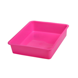 Bandeja de almacenamiento ecológica de plástico Rectangular elegante más vendida, individual, certificada ISO9001 para el hogar, cocina, sala de estar, regalo - Product Image 4