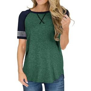 Women Printed Summer Casual Tee Shirt Breathable Cotton <b>Tops</b> Short Sleeve Lightweight Comfortable Female Wear - Product Image 1