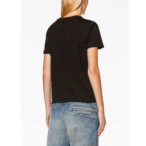 Camiseta de manga corta con cuello redondo para mujer, camiseta con diseño personalizado de la mejor calidad, talla grande, venta al por mayor - Product Image 3