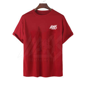 T-shirt imprimé en coton 100% pour homme, coupe ample, confortable et tendance, taille personnalisée, faible MOQ. - Product Image 1