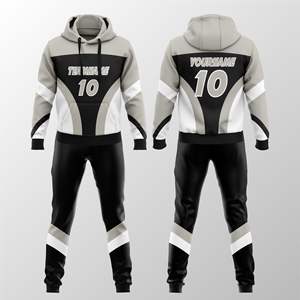 Ensemble de survêtement personnalisé pour équipe, imprimé par sublimation, vêtements de sport avec nom et numéro pour hommes - Product Image 1