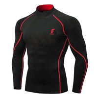 Rash Guard MMA Dewasa Buatan Khusus, Bernapas, Lengan Panjang, Kualitas Premium, Pakaian Pelindung, Spandex/Polyester
