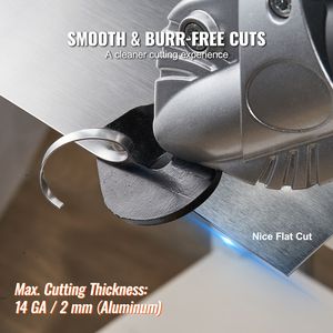 Accesorio de Taladro Cortador de Metal con Cabezal Giratorio de 360 Grados para Cortar Acero Inoxidable de Calibre 21 y Aluminio de Calibre 14, Máquina de Corte Máximo - Product Image 2