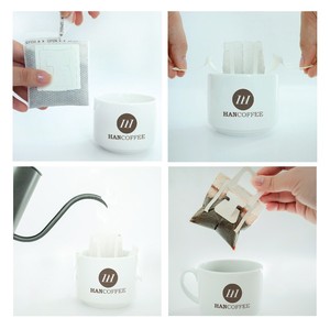 HANCOFFEE Bolsa de Filtro/Café Previamente Engrasado 100% Arábica, Empaque Conveniente de Café 10gr/sachet - Precio al por Menor y al por Mayor, MOQ Bajo - Muestra Gratis - Product Image 3