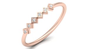 แหวนเพชรเม็ดเดี่ยวทรงสี่เหลี่ยมผืนผ้าทองคำขาว 9K 14K 18K เพชรเพาะเลี้ยงในห้องปฏิบัติการ ดีไซน์หรูหรา พร้อมแหวนเพชรโมอิสซาไนต์แบบ Eternity สำหรับงานแต่งงาน เครื่องประดับคุณภาพสูง - Product Image 4