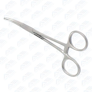 Pinza Arterial Manual Quirúrgica de Acero Inoxidable para Instrumentos Médicos, Venta al por Mayor, Pinza Arterial Dental Curva de 5.5 mm - Product Image 3