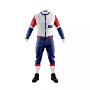 Team Wear Baseball Uniform Set Top Quality Custom Wear Baseball Uniform Top Quality and Comfortable Uniforms Shirt and Pant - Product Image 2