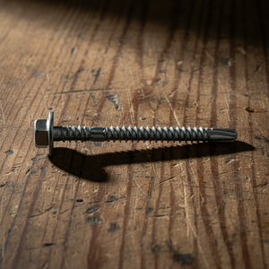 Self-Drilling Screws Washer Head Integrated Metal Zinc/Hot-Dip Galvanized Carbon Steel Metric/Inch Standard Thread Full-Length - Product Image 1