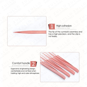 Pinzas para Extensión de Pestañas con Logotipo Personalizado, Pinzas de Acero Inoxidable de Alta Calidad, Herramienta Profesional de Precisión - Product Image 3