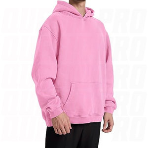 Oversized Hoodie Sweatshirt for Men Couples Heavyweight Vintage Pullover with Skin Friendly Cotton Fleece Hoodies Men Streetwear - Product Image 3