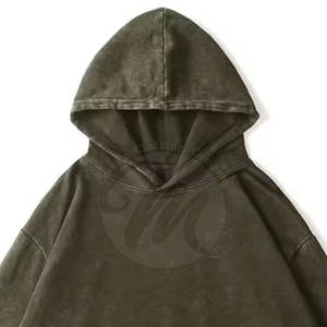 Prix de gros Sweats à capuche délavés à l'acide de qualité supérieure, pour usage décontracté, avec design personnalisé - Product Image 5