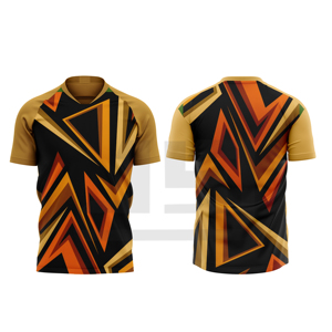 Maillot de football athlétique respirant, finition imprimée de qualité supérieure, léger, pour équipes adultes, événements sportifs, 100 % coton (avant) - Product Image 3