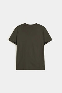 T-shirts personnalisés de haute qualité en coton épais et doux, coupe ample à épaules tombantes, avec broderie de logo sur mesure - Product Image 2