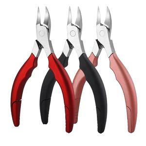 Pince à cuticules professionnelle en acier inoxydable de haute qualité, vente en gros, pince à cuticules avec Logo personnalisé - Product Image 1