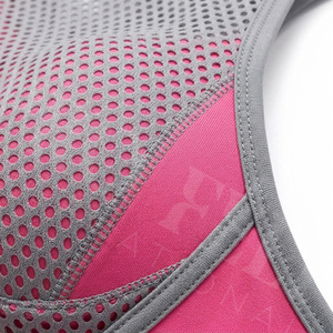New Design Trendy Breathable Mesh Sports <b>Bra</b> Fitness Yoga Running Padded Quick Dry Activewear Custom Embroidery Logo Sports <b>Bra</b> - Product Image 4