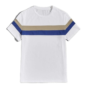 Mens Casual T-Shirts Heat-Transfer Printing Crew Neck Short Sleeve Breathable T Shirt For Men - Product Image 5