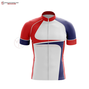 Conjunto de Jersey de Ciclismo Transpirable Personalizado para Hombre, Manga Corta, Absorbe la Humedad, Ajustado, Ropa Deportiva de Verano con Cierre de Cremallera y Patrón a Cuadros - Product Image 3
