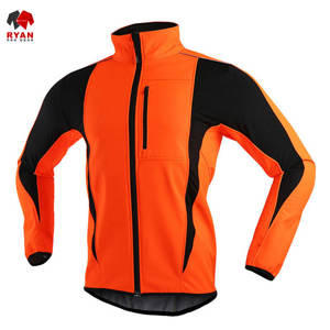 Veste Softshell unie coupe-vent, imperméable et respirante pour homme, avec logo personnalisé, de la marque Ryan Pro Gear Wholesale - Product Image 5