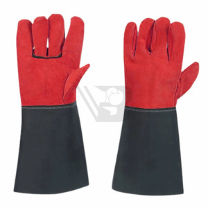Best Quality Cowhide Split Leather Welding <b>Gloves</b> Professional Manufactures Lightweight Welding <b>Gloves</b> - Product Image 3
