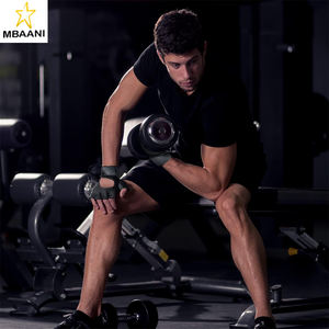 Guantes Ventilados para Levantamiento de Pesas con Muñequeras para Ejercicio en Gimnasio, Levantamiento de Pesas, Dominadas - para Hombres y Mujeres - Product Image 3