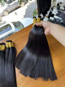 Extensiones de Cabello Humano Virgen Remy Rubio de Vietnam, 100g, Ondulado Natural, de 10-32 Pulgadas, Doble Trama a Máquina - Product Image 6