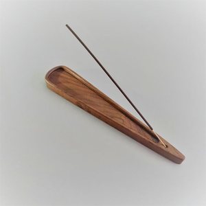 Wooden Temple Incense Holder Handcrafted Stick <b>Burner</b> Ash Catcher for Prayer Meditation and Spiritual Use - Product Image 2