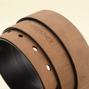 Cinturón de Cuero Vacuno Personalizable de Alta Calidad para Hombre, Estilo Casual con Hebilla de Acero, Venta al Por Mayor - Product Image 6