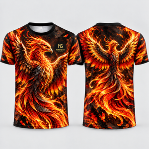 Herren NAVISTA SPORTS NSJ-7000 Sublimations-Sport-T-Shirt, 100 % Polyester, gestrickt, kurzärmelig, normale Passform, atmungsaktiv, schnell trocknend - Product Image 1
