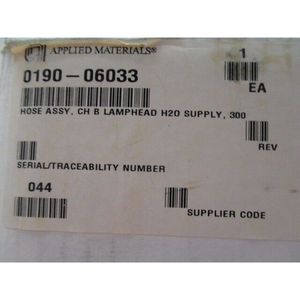 ชุดสายยาง AMAT 0190-06033, CH B Lamphead H20 - อุปกรณ์และอะไหล่เซมิคอนดักเตอร์ระดับโลกที่เชื่อถือได้ - Product Image 6