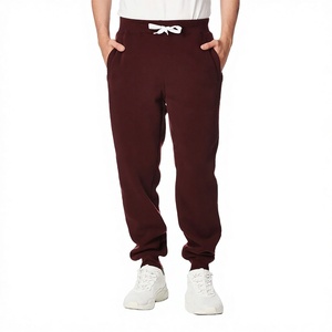 EVER GLOW Casual Style OEM Service Breathable Waterproof Knitted Washed Canvas 100% Cotton <b>Men</b> <b>Trousers</b> Drawstring Closure - Product Image 1