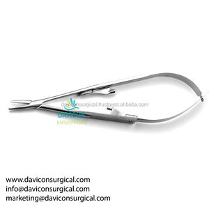 Castroviejo Manual Alemán Acero Inoxidable Micro Portaagujas Instrumento Quirúrgico Esencial - Product Image 6