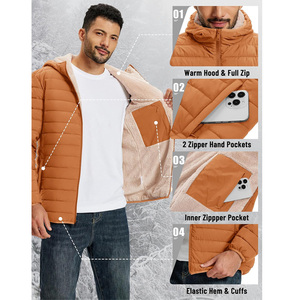 Veste matelassée pour homme avec broderie personnalisée, construction matelassée durable et solutions complètes de vêtements OEM ODM - Product Image 5