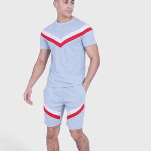 Ensemble de shorts décontractés pour hommes, été, couleur unie, séchage rapide, respirant, tissu personnalisé GSM, broderie logo, fournisseur de vêtements OEM - Product Image 5