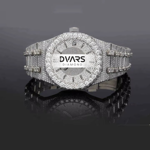 Reloj de Pulsera Automático de Acero Inoxidable Royal, Movimiento Mecánico, Diamante Moissanite Color D VVS1, Cristal de Zafiro, Lujo Premium - Product Image 1