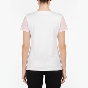 T-shirt à fleurs colorées pour femmes, manches courtes, col rond, coupe régulière, jersey imprimé, haut décontracté à la mode, vêtements décontractés respirants - Product Image 6