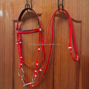 Brida de Cuero Premium para Caballo con Riendas Ajustables, Mordaza y Frontal Acolchado para Entrenamiento y Exhibición - Product Image 4