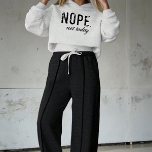 Custom Embroidered Tracksuit Set <b>Men</b> and Women Hoodie with <b>Pants</b> Two Piece Sportswear Wholesale Athletic Training Outfit - Product Image 1