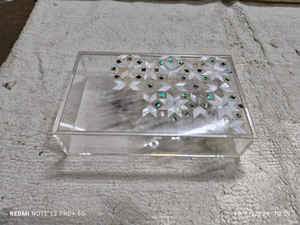 Nuevo último diseño 2025 llegó caja de nácar acrílica grabada para Oriente Medio para 2025 Eid y caja de regalo de Ramadán - Product Image 3