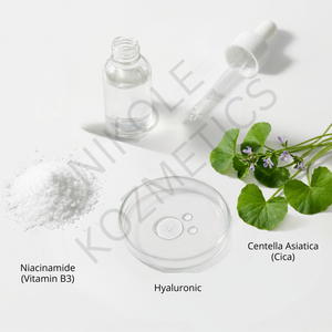 Nikole Kozmetics 10% Niacinamide Green Tea <b>Face</b> <b>Serum</b>-Brightening Pore Minimizing Oil Control 100mL OEM Private Label - Product Image 2