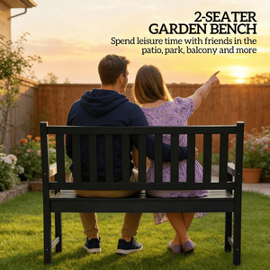 Panca da Giardino per Esterni, Elegante Arredo da Patio per Sedute Confortevoli - Product Image 4