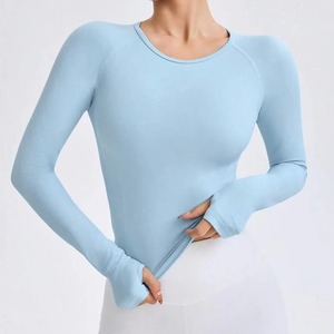 OEM Women <b>Surfing</b> Rash Guard Breathable Moisture Wicking UPF50+ UV Protection Swim Tee Compression Top - Product Image 2