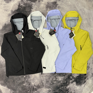 Wholesale Single-layer <b>Winter</b> <b>Quilted</b> Windbreakers Jackets Canvas Zipper Front Waterproof Windproof Outdoor Hiking - Product Image 1